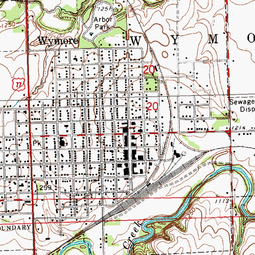 Topographic Map of Community Physicians Clinic, NE