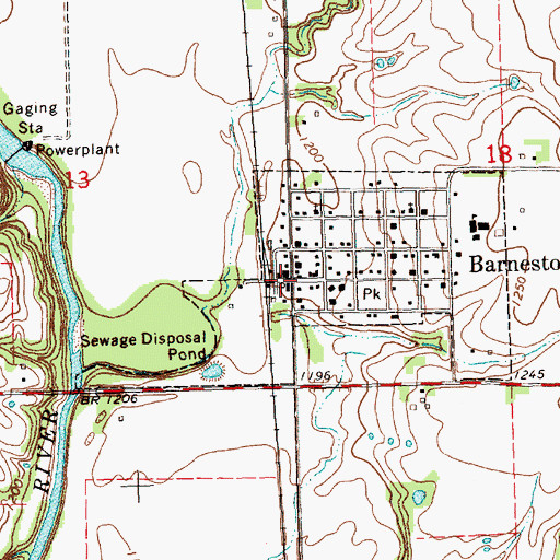 Topographic Map of Saint Joseph Catholic Church, NE