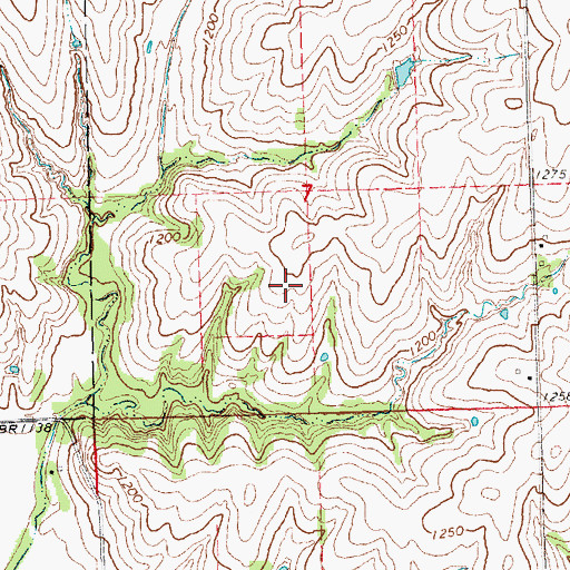 Topographic Map of Osage State Wildlife Management Area, NE