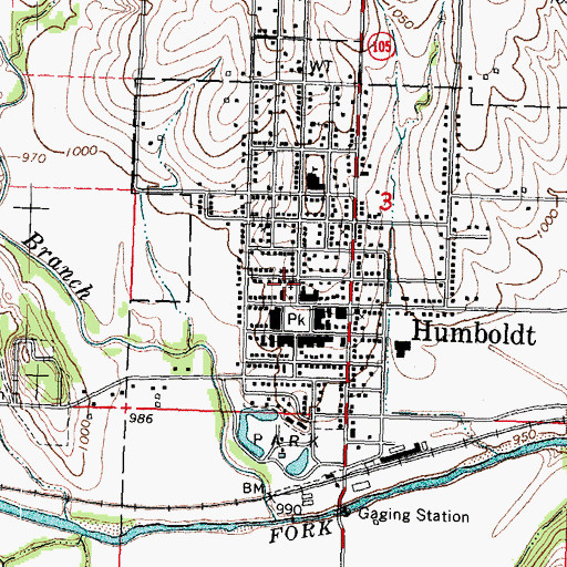 Topographic Map of Christian Church, NE
