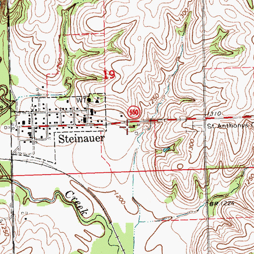 Topographic Map of Gottula Trailer Park, NE