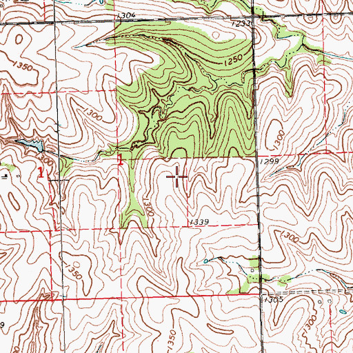 Topographic Map of Bowwood State Wildlife Management Area, NE