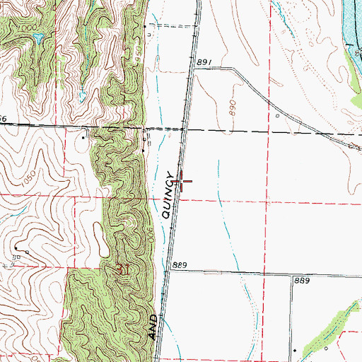 Topographic Map of Cooper Spur (historical), NE