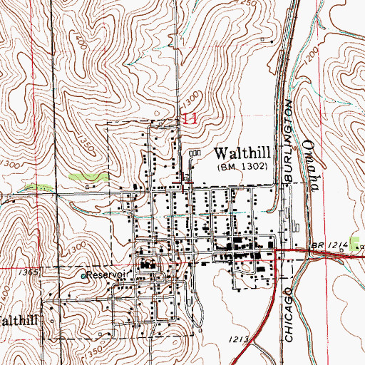 Topographic Map of Doctor Susan LaFlesche Picotte Center, NE
