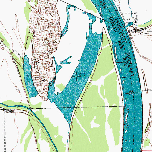 Topographic Map of Badger Lake, NE
