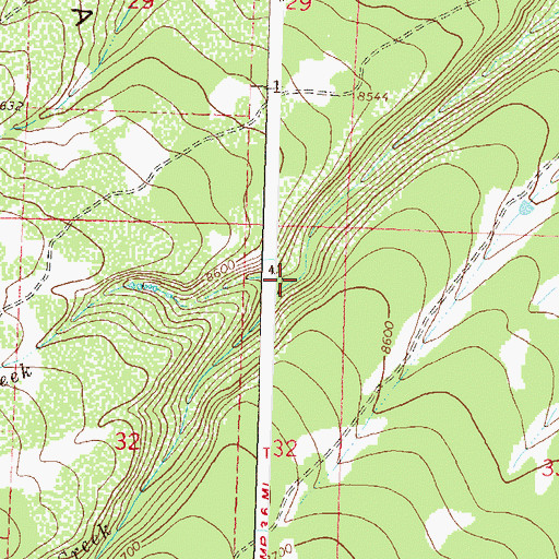 Topographic Map of Dipping Vat Creek, CO