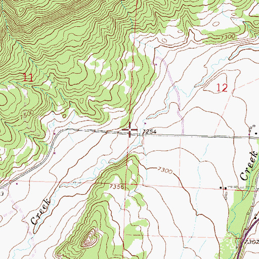Topographic Map of Pleasant Valley, CO