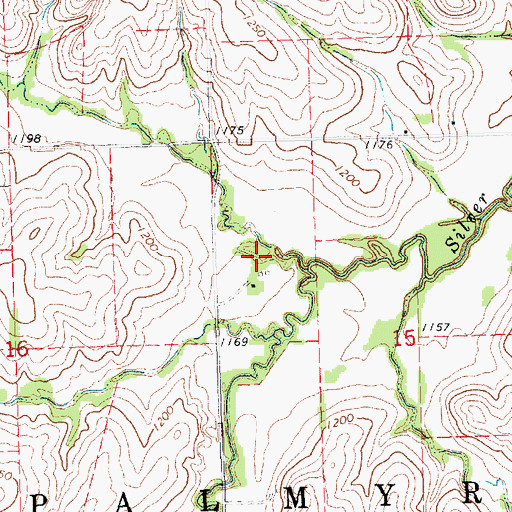 Topographic Map of Triple Creek State Wildlife Management Area, NE