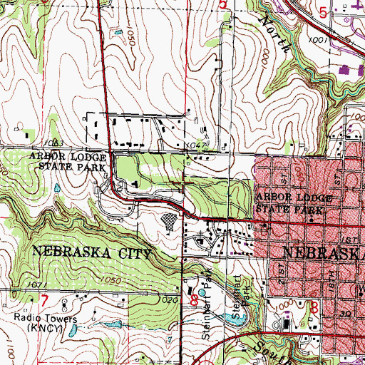 Topographic Map of Wildwood House, NE