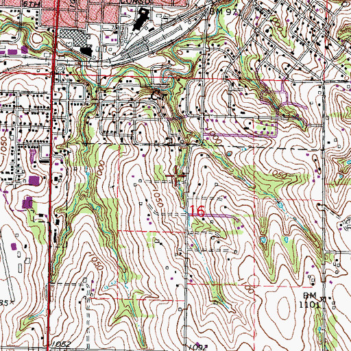 Topographic Map of Victorian Acres RV Park and Campground, NE