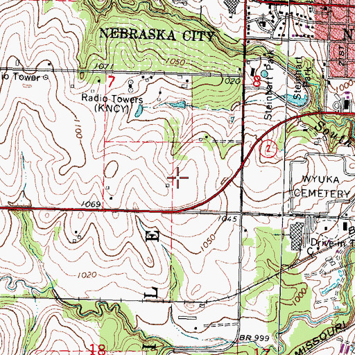 Topographic Map of Peru State Regional Technology Center, NE