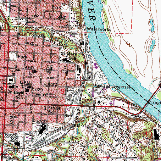 Topographic Map of Old Fort Kearny Historical Marker, NE