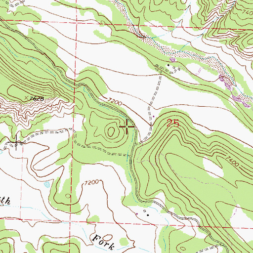 Topographic Map of Alkali Ditch Number 2, CO