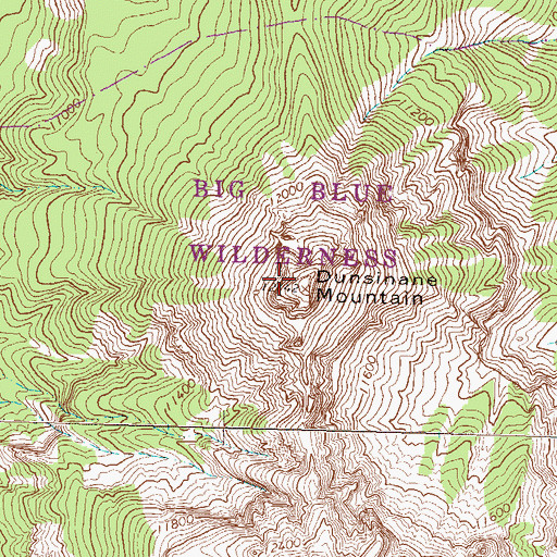 Topographic Map of Dunsinane, CO