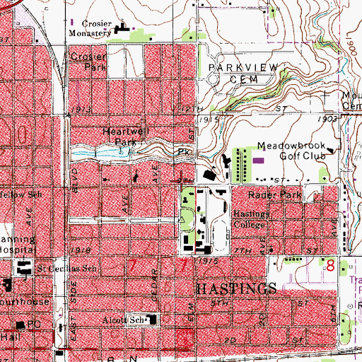 Topographic Map of McKay House, NE