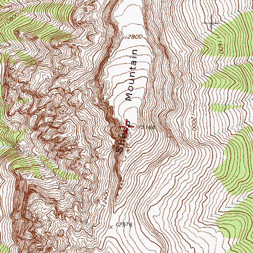 Topographic Map of Sheep Mountain, CO