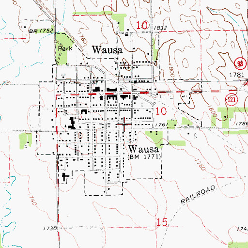 Topographic Map of Evangelical Covenant Church, NE
