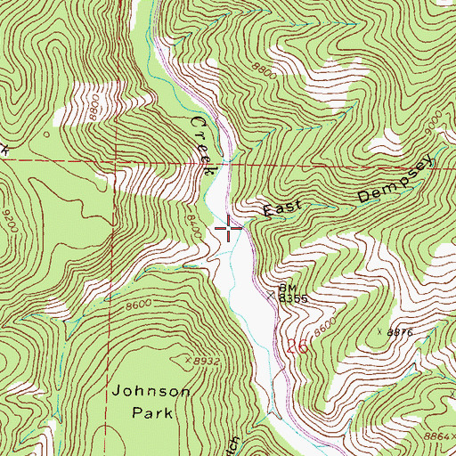 Topographic Map of East Dempsey Gulch, CO