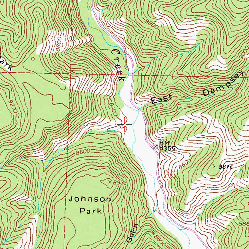Topographic Map of West Dempsey Gulch, CO