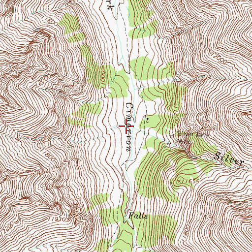 Topographic Map of Silver Creek, CO