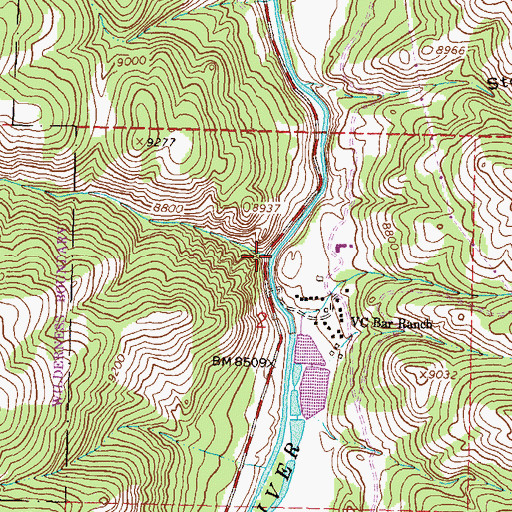 Topographic Map of Independence Gulch, CO