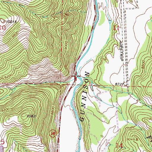 Topographic Map of Friends Creek, CO
