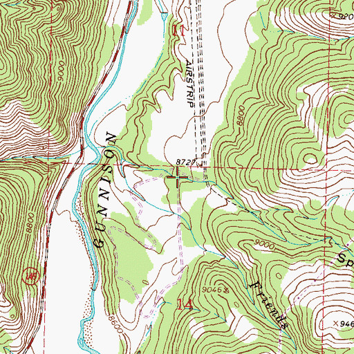 Topographic Map of Sparling Gulch, CO