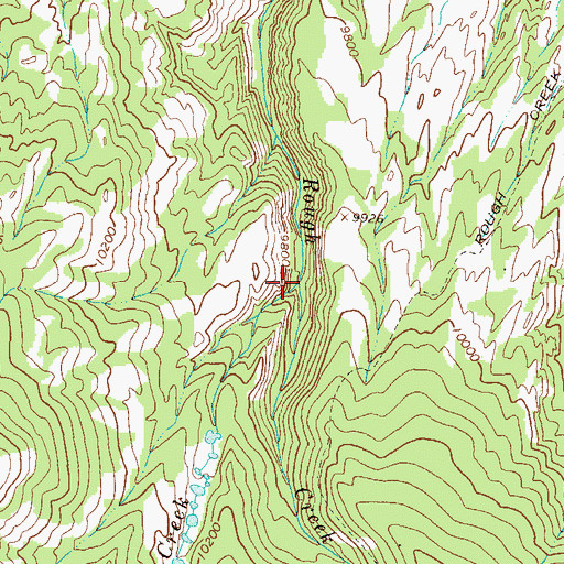 Topographic Map of Martinez Creek, CO