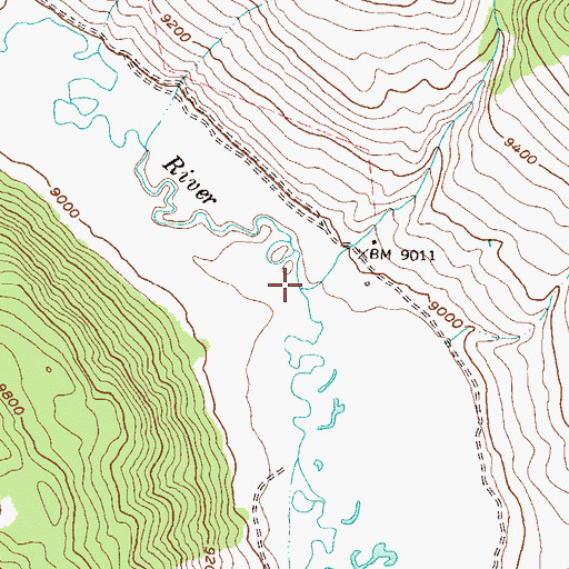 Topographic Map of Deer Creek, CO
