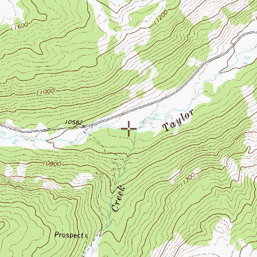 Topographic Map of Eyre Creek, CO