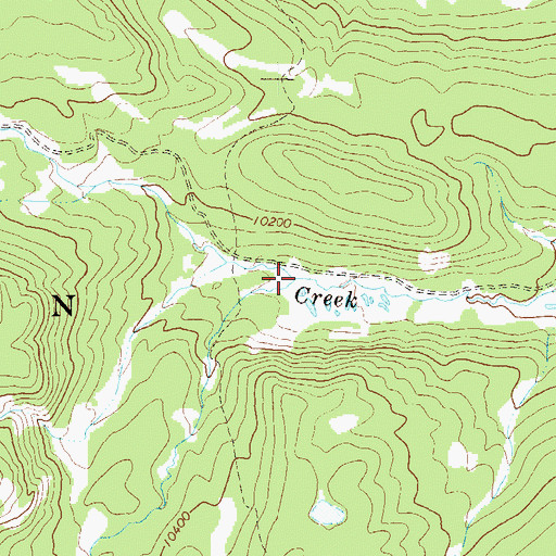 Topographic Map of South Italian Creek, CO