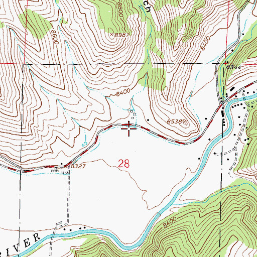 Topographic Map of Rarick Gulch, CO