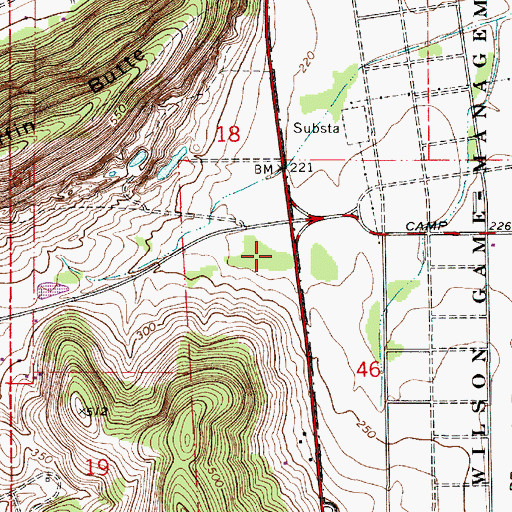 Topographic Map of Soap Creek Post Office (historical), OR