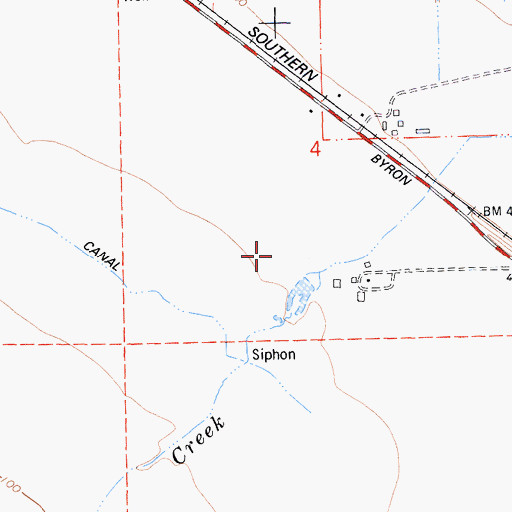 Topographic Map of Mountain House, CA