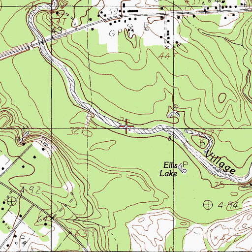 Topographic Map of Big Thicket National Preserve, TX
