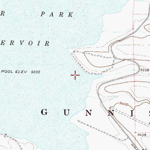 Topographic Map of Bull Gulch, CO