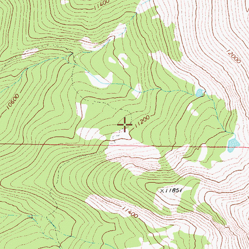 Topographic Map of Summerville Trail, CO