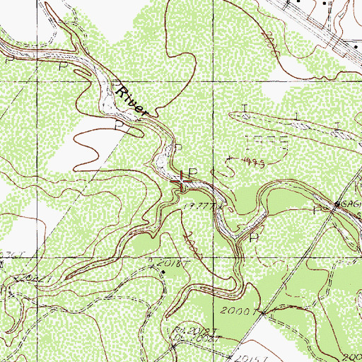 Topographic Map of Sulpher Draw, TX
