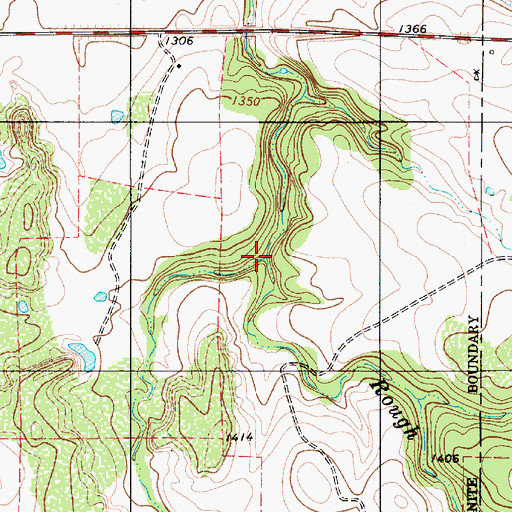 Topographic Map of Oldham Hollow, TX