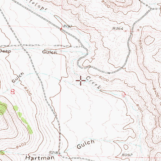 Topographic Map of Doyle Gulch, CO