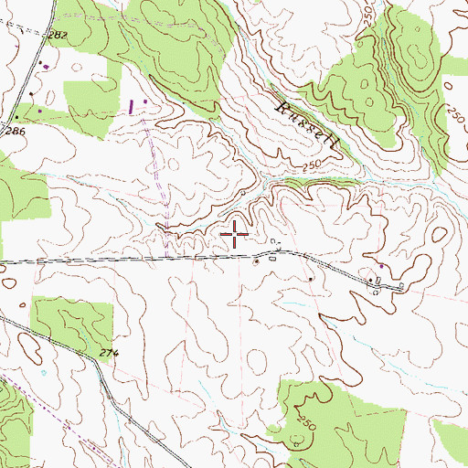 Topographic Map of Ashburn Village Sports Pavilion, VA