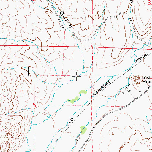 Topographic Map of Big Gulch, CO