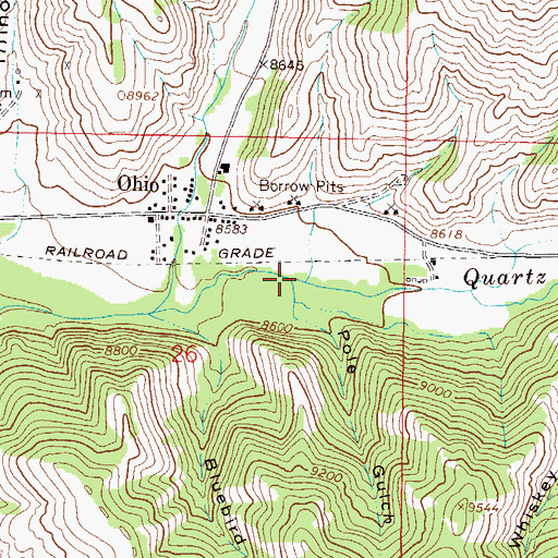 Topographic Map of Pole Gulch, CO