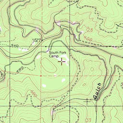 Topographic Map of Nathaniel Smith Opening, CA