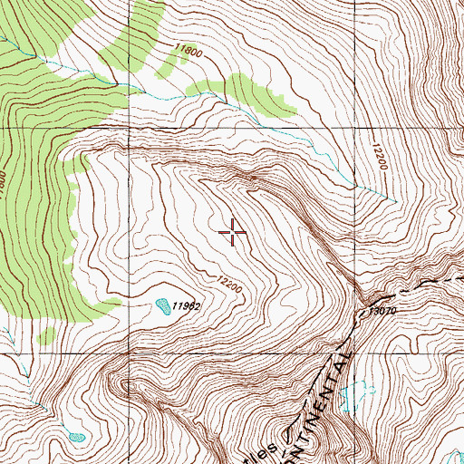 Topographic Map of Missouri Basin, CO
