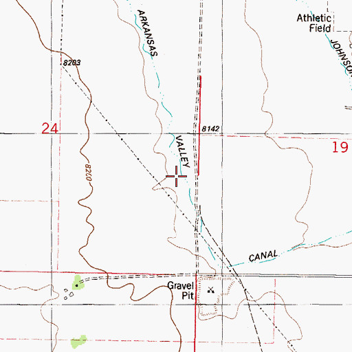 Topographic Map of Silver Prince Creek, CO