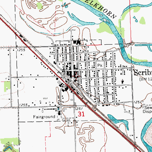 Topographic Map of Drahota Dental Associates Center, NE
