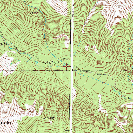 Topographic Map of McCoy Creek, CO