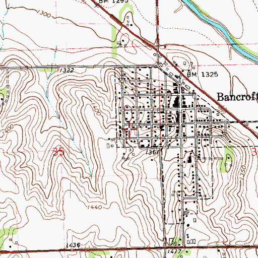 Topographic Map of Sioux Prayer Garden, NE