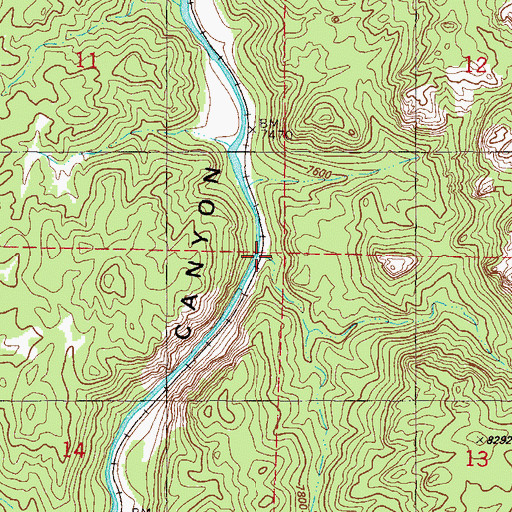 Topographic Map of Swan (historical), CO